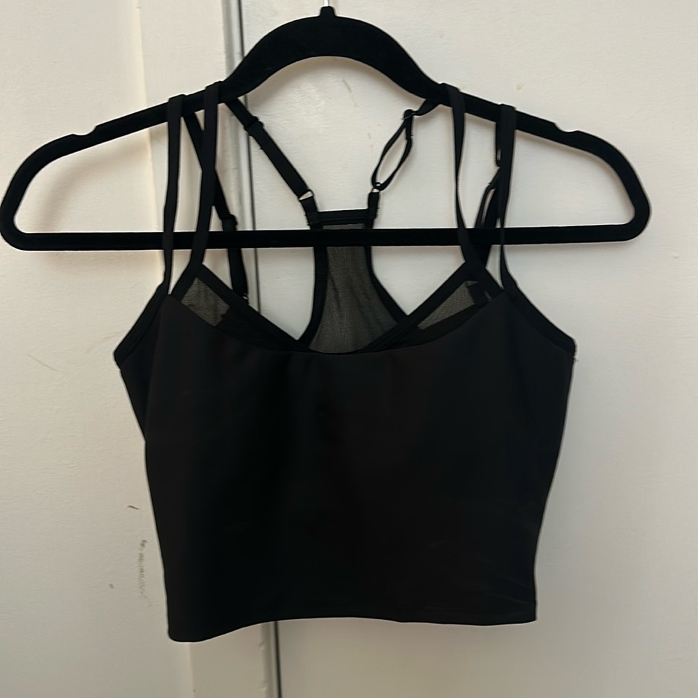 Black small alo crop tank